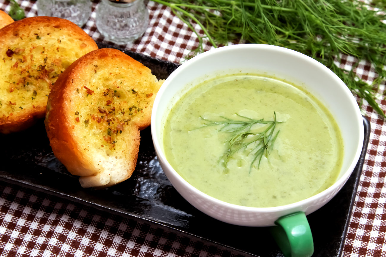 Lauch-Pastinaken-Ingwer-Suppe